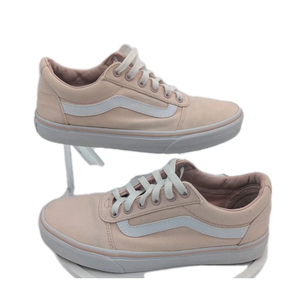 Vans Old Skool Pink Canvas Y2K Skate Shoes‎ Women's Size 8.5 Low Top Classic